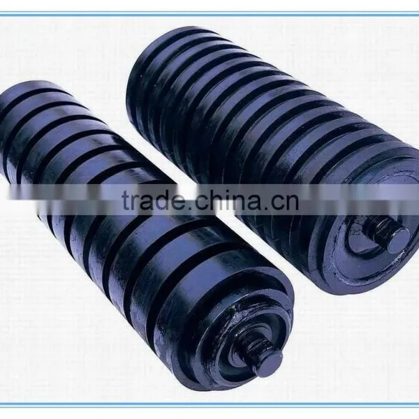 New Condition Conveyor Rubber Coated Roller/Impact Roller photo-6