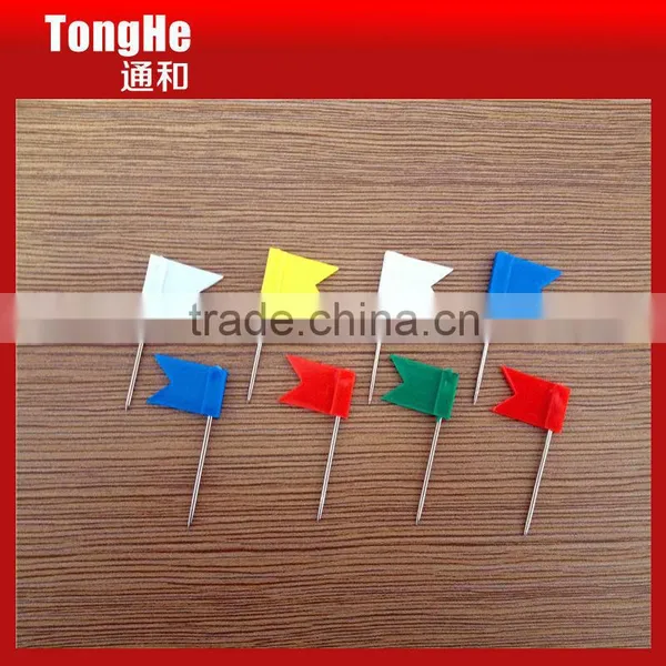 Colorful Decorative Plastic Flat Flag Pins for Gifts photo-4