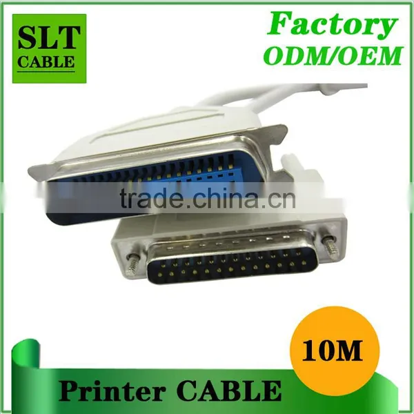 SLT Factory Outlet High Quality DB 25pin Male to Centronics 36 Male Printer Cable 10m photo-3