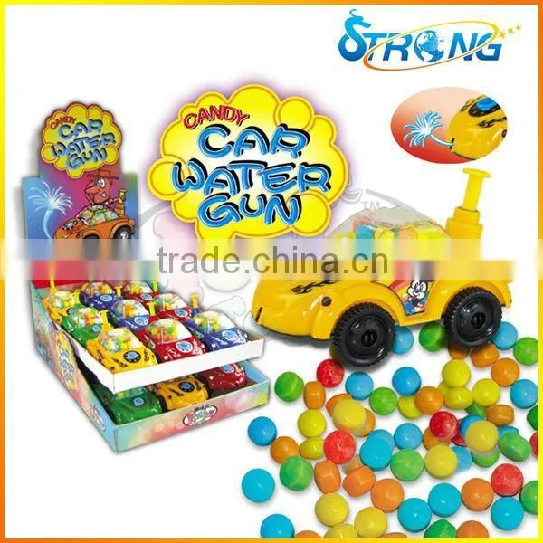 Car Water Gun Plastic Candy Toy