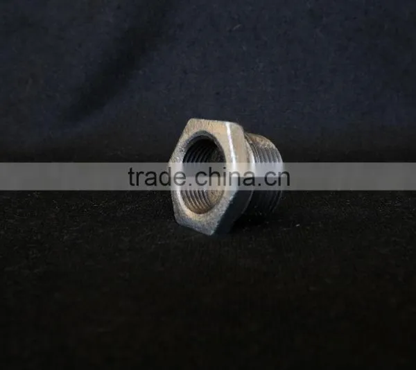 Galvanized Black Reducing Bushing Malleable Cast Iron Pipe Fittings Manufacture photo-4