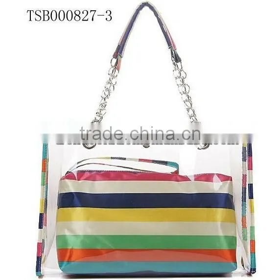 Hot Sale Fashion Transparent Beach Bag photo-6