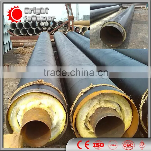 Polyurethane Foam Insulation Spiral Steel Pipe