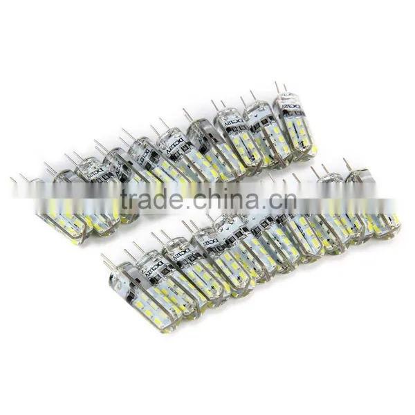 2016 New 3W 24SMD 24 G4 Base LED Bulb Lamp High Power SMD3014 3014 DC 12V White/Warm White Light 360 Degrees Beam Angle