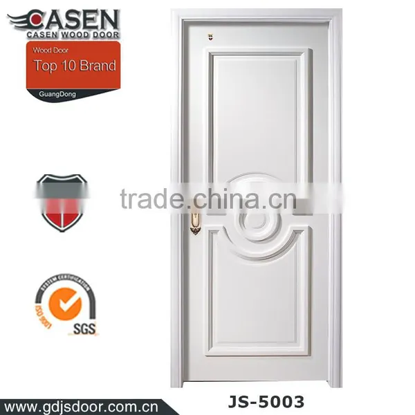 European Style Nice Door Patterns Interior Doors Single Wood Carved Door for Hotel photo-3