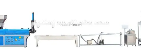 Brunei Hot Sale DEKE Single Stage PP,PS,PC,ABS Scrap Recycling Line (water Ring Hot Cutting)