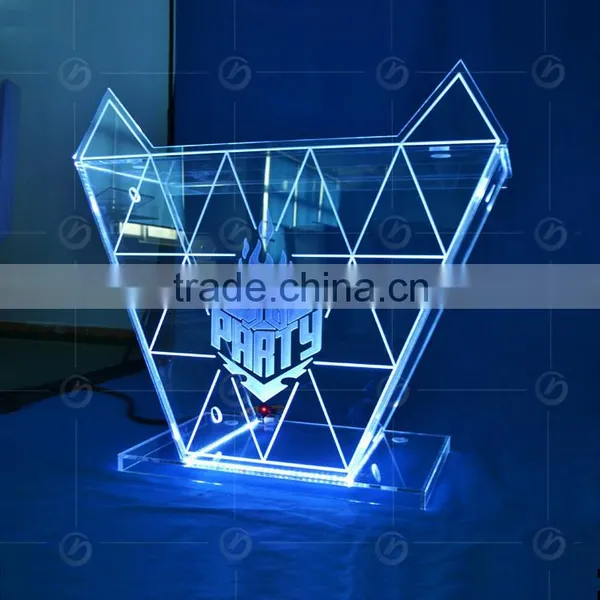 High Quality Night Bar Acrylic LEDRGB Light Table Designs, Night Club dj Facade, Night Bar Booth Night Bar Furniture photo-5