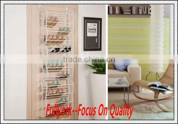 Over The Door Hanging Shelf Shoe Rack Organizer Shoe Storage photo-4