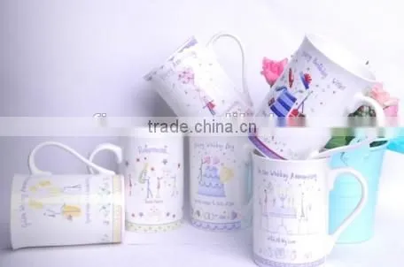 Cheap White Porcelain Mug With Custom Design photo-5