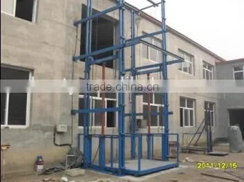 Stationary Lead Rail Vertical Cargo Lift Platform photo-2