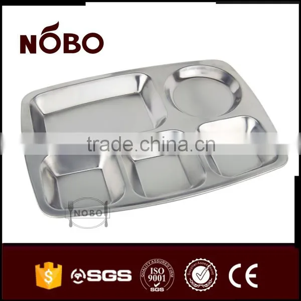 Hot Sale Fast Food Tray With 5 Compartments photo-3