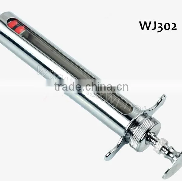 Veterinary Metal Syringe Luer Lock Injector WJ302 photo-2