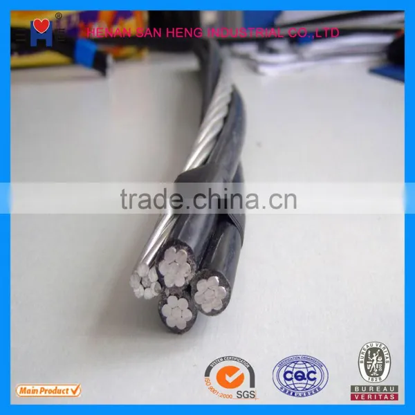 4 Core 50mm2 Low Valtage Overhead Cable AAC Conductor XLPE Insulated Service Drop ABC Cable photo-4
