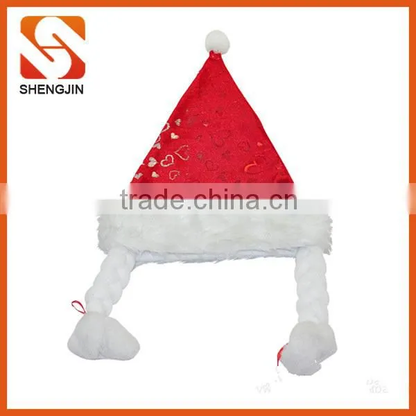 SJ-6876 YIWU Velvet Santa Clause Party Christmas Hat Supplier photo-4
