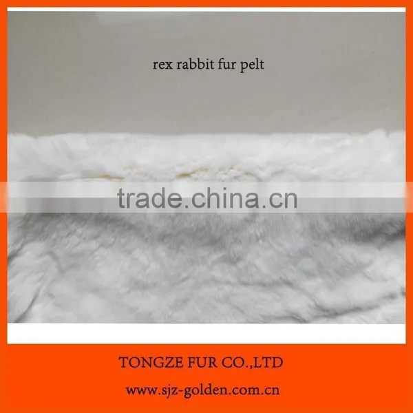 Tanned Real Rex Rabbit Fur Skins for Garments
