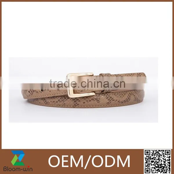 Animal Fashion Belt Snake PU Belt for Lady