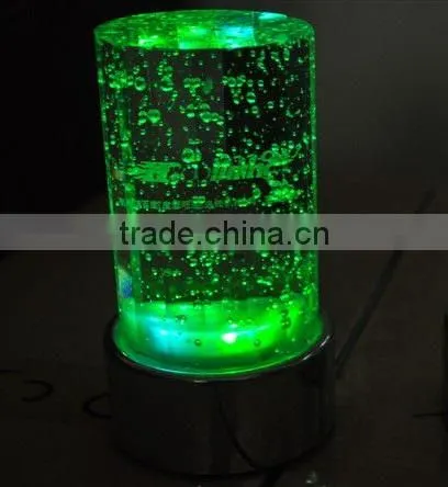 Rechargable Battery Operated Wedding Party Night Club Bar Glowing Light up Round Mini Fashionable Led Crystal Table Lamp photo-4