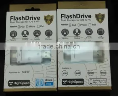 2016 the Most Popular 8gb/ 16gb / 32gb 64gb OTG USB Flash Drive For IPhone With Logo Custom photo-5