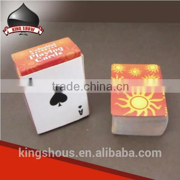Hign End Small Size Plastic Playing Cards With Low Cost