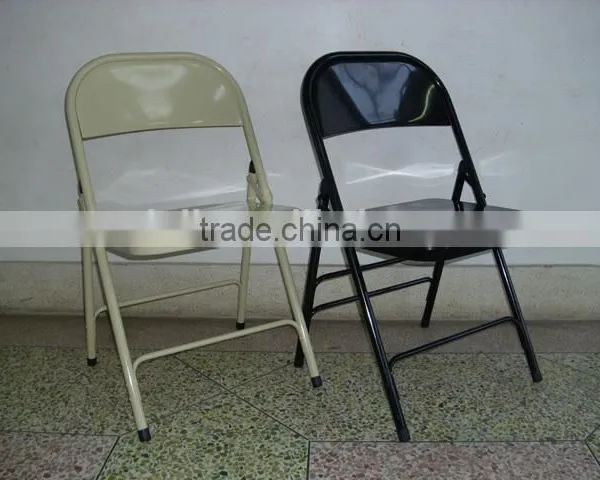Pvc Padded Metal Square Portable Chair for Meeting/wedding/party