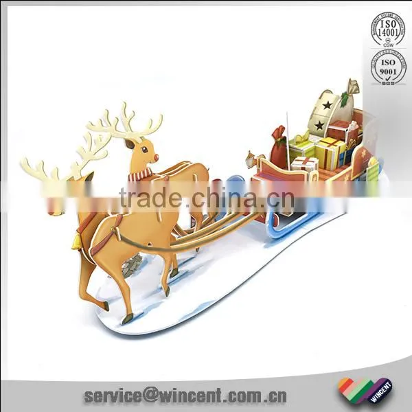 Customized Wood/ Paper LED Kit 3D Puzzle photo-2