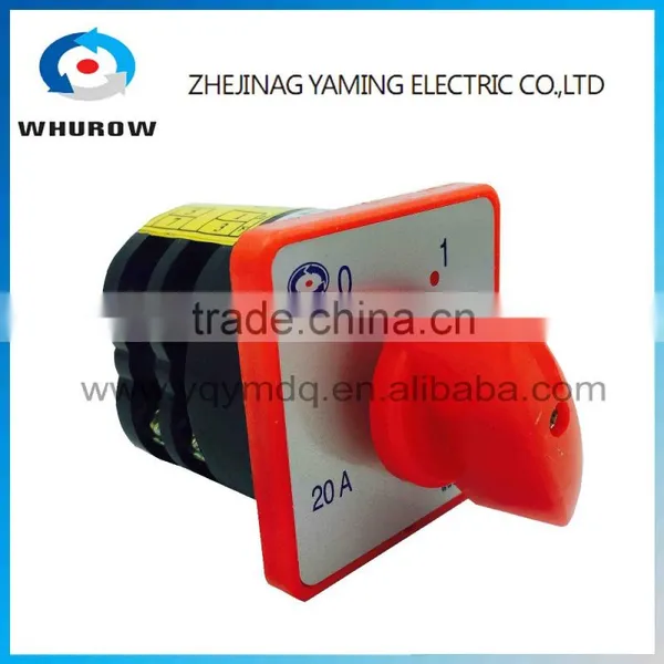 Changeover Rotary Cam Universal Switch HZ5-20/4 L03 Two Poles Electrical Low Current 20A Control Machine Silver Contacts photo-3