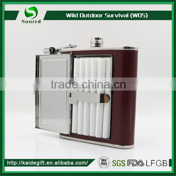 Promotional Custom Stainless Steel Hip Flask With Color Transfer Printing photo-4