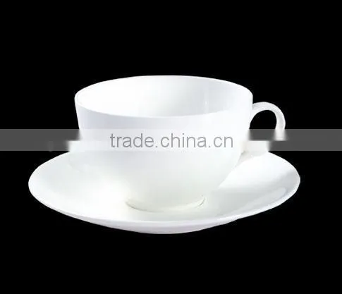 Sugar Porcelain Ceramic Bone China Glassware Tea Coffee Plastic Cup and Saucer