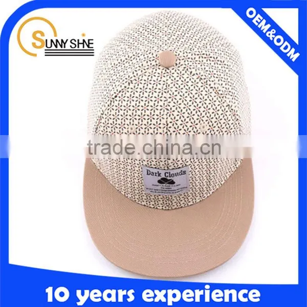 Custom 100% Cotton Plain Flexfit Snapback Cap photo-2
