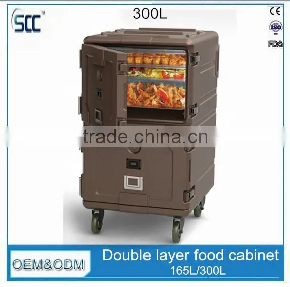 Hotels Double Layer Food Storage Cabinet, Food Storage Cabinet for Catering for Hot photo-2