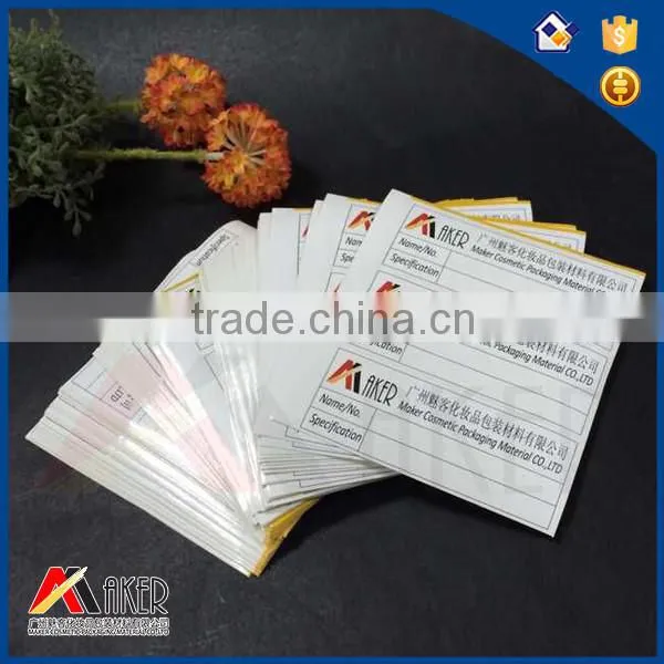 Custom Product Self Adhesive Label Sticker/label Printing, Custom Print, Sticker