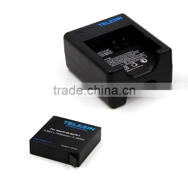 New Xiaomi Yi II Accessories - Dual Battery Charger for Xiaomi Yi 4K Sport Camera photo-3