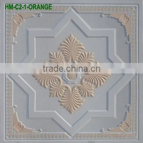 Color Gypsum Ceiling With Fiberglass Reforced