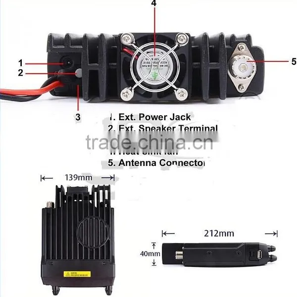 Anytone AT-5888UV Car Radio,Vehicle Radio,two Way Transceiver photo-4