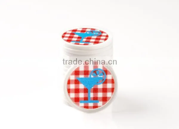 Printed Plastic Token Coins in Stock - White - Cocktail