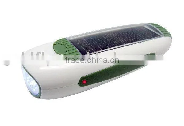Solar Flashlight (GF-YB005b) (mini Solar Torch/aluminum Flashlight)