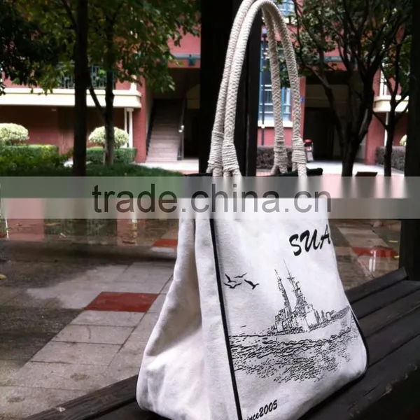 High Quality Cotton Korean Tote Bag photo-6