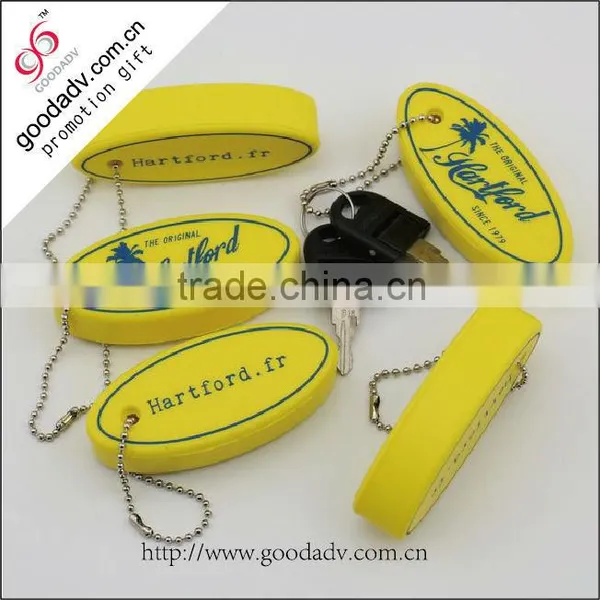 Promotion Gift Eco-friendly Material pu Foam Floating Keychain photo-2