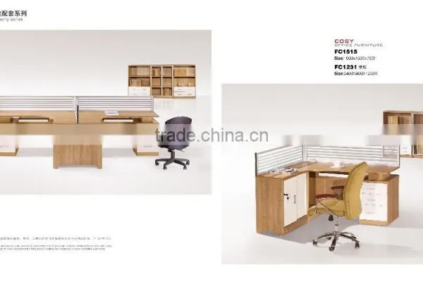 Cheap Factory Direct Modular Wooden Office Workstations Wholesale photo-6