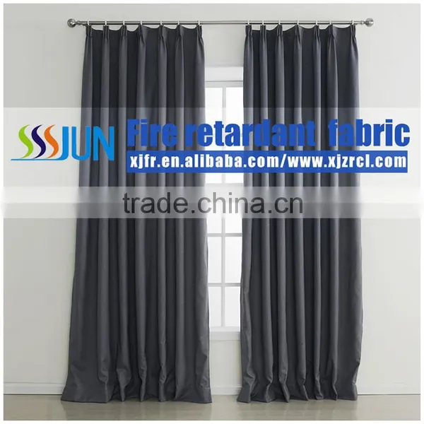 Luxury Fashion Blackout Flame Retardant Curtain photo-2
