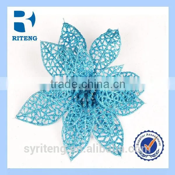 Christmas Decoration Gift Plastic Christmas Flower photo-3
