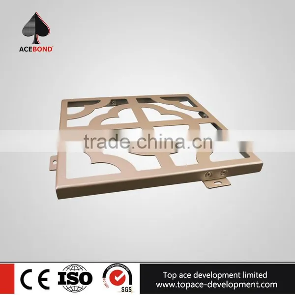 Not Easy to Tarnish 300*600mm Carving Aluminum Perforated Panel Kitchen photo-4