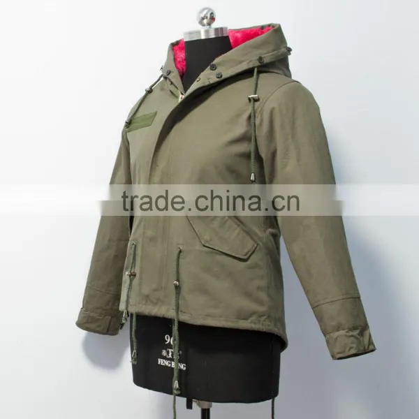 Hot Selling Fake Fur Parka Jacket in China photo-2