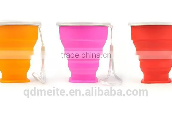 Silicone Rubber Folder Cup /drinking Silicone Folding Cup photo-2