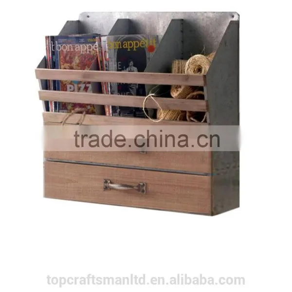 Galvanized Wall Organizer