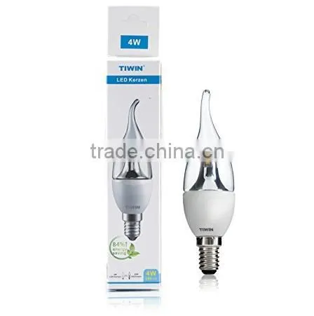 China Factory TIWIN 4W 3000k E14 Led Candle Light With CE ROHS TUV GS photo-5