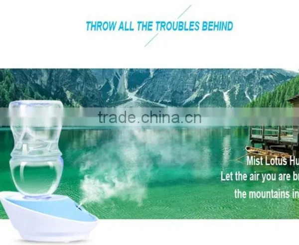 50ml DC5V Mini Portable Lotus Shape Air Humidifier /mini Air Purifier photo-2