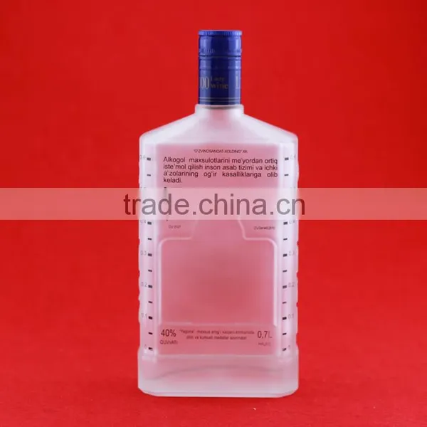High Quality Perfume Bottle Woman Shape White Bottle Frosted Vodka Bottle photo-6