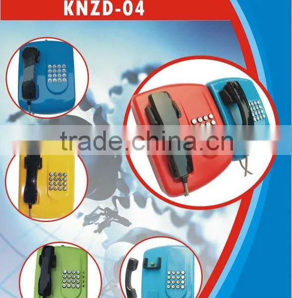 2016 IP55 Telehone Pabx Telephone System Telephone KNZD-04 Waterproof Telephone photo-3