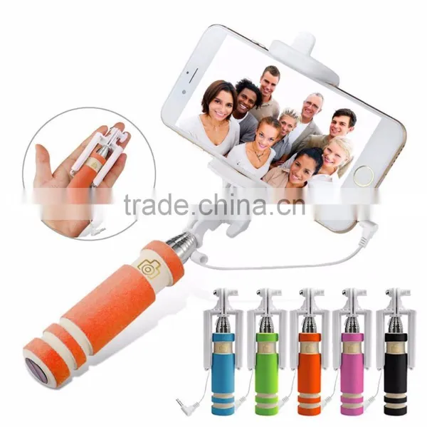 Monopod Wired Selfie Portrait Stick photo-3